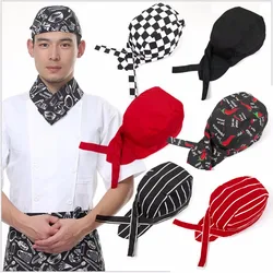 Colourfull Pirates Chef Cap Skull Cap Professional Catering Various Chef Hat fashion