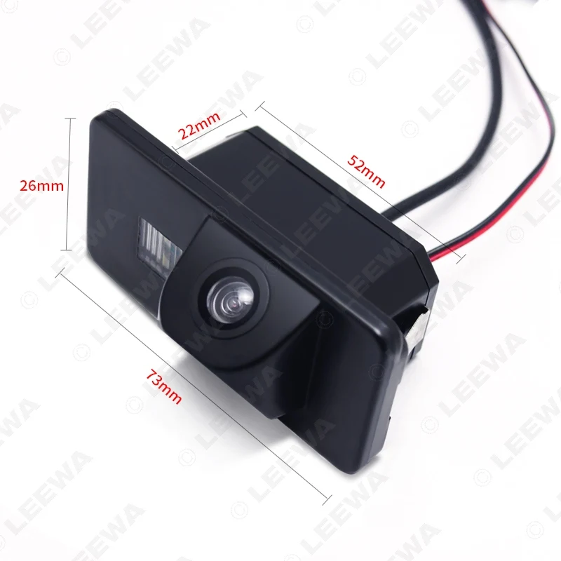 LEEWA Special Car Combined Backup Rear View Camera For BMW 5-series(E60/E61/E63/E64)/X5(E70)/X6(E71/E72)/1-series(E81/E87) #4390