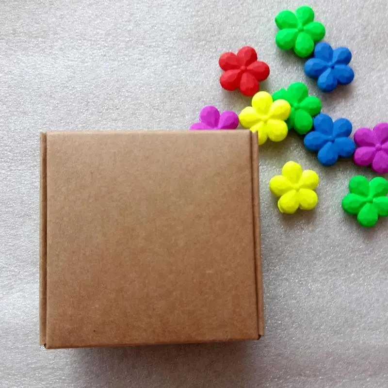 50pcs Rectangle Kraft Paper Box Gift Box Packaging Boxes For Cakes/wedding/christmas/jewelry Packaging Display Storage Boxes Diy