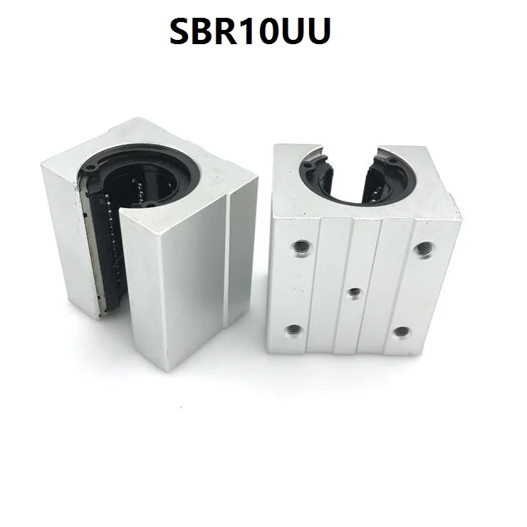 

20pcs/lot SBR10UU 10MM Linear case unti Linear open type block slide unit linear guide cnc router 3d printer parts SBR10 UU