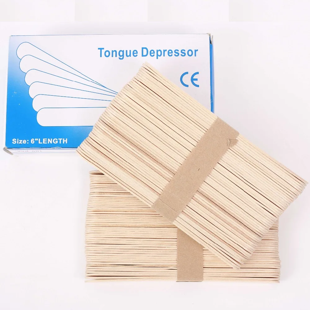 5/10/20PCS  Tattoo Wooden Permanent Makeup  Tongue Depressor Disposable Tattoo Body Hair Removal Stick Tongue Depressor