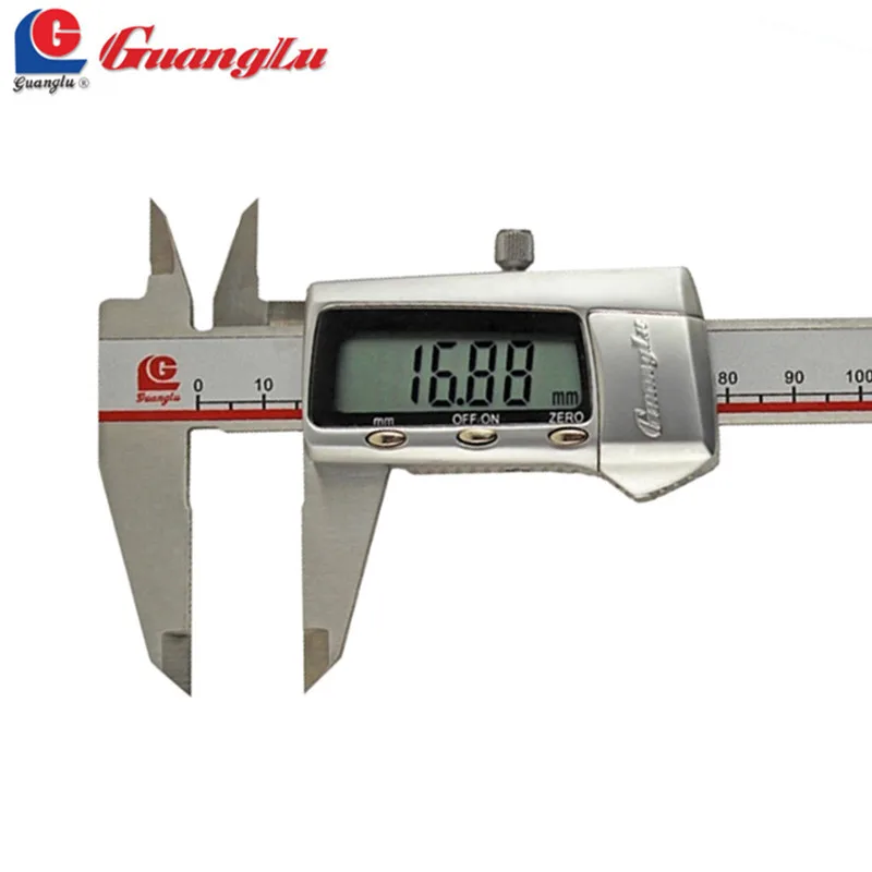 

GUANGLU Digital Caliper 6inch 0-150mm/0.01 Electronic Stainless Steel Vernier Calipers Gauge Micrometer Measuring Tools