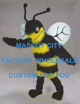 

Hornet Mascot bee Mascot Costume Adult Size Mascotte Mascota Outfit Suit Fancy Dress Party Carnival Costumes SW542