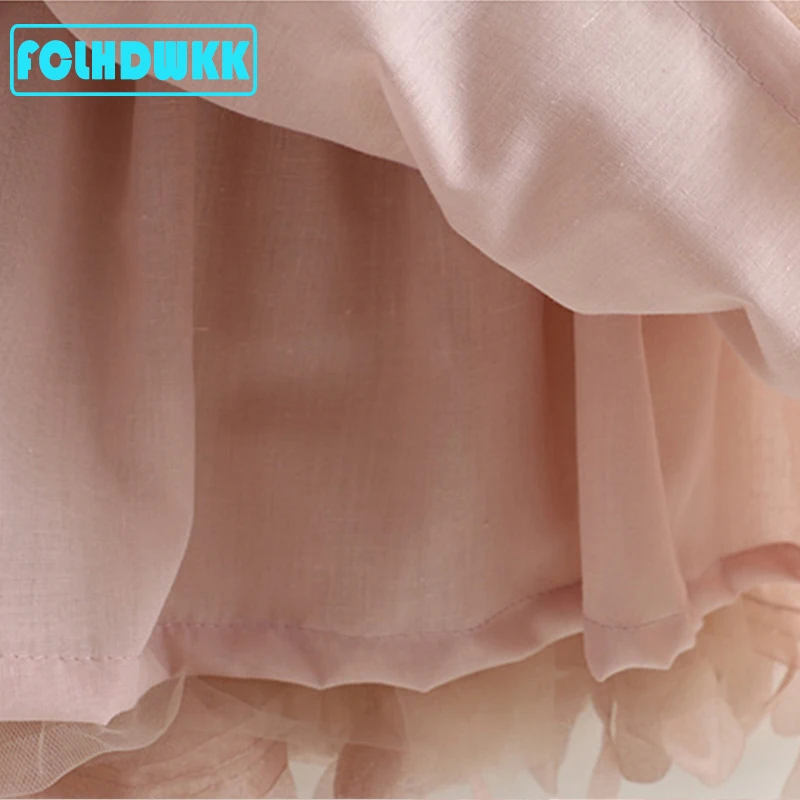 Baby Girls Dress Summer Flower Costume for Kids Clothing 2018 Brand Children Party Dresses pink Girls Clothes Princess Dress