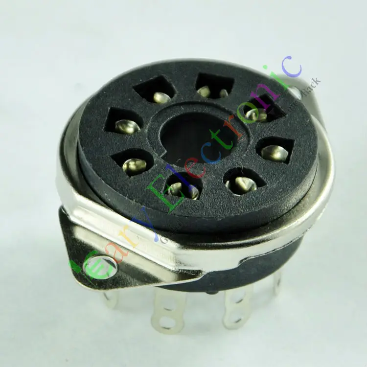 Grosir dan eceran 4 pcs 8pin Bakelite tabung vakum soket katup dasar oktal untuk EL34 KT88 6550 6SN7 gratis pengiriman