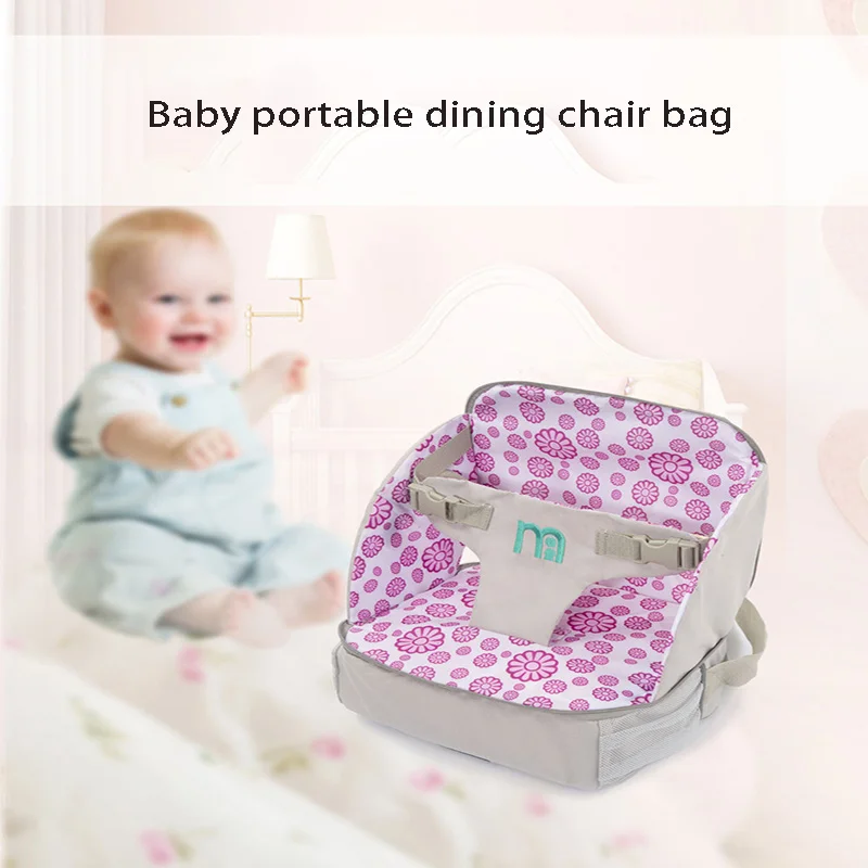 Baby Dining Chair Bag Child Portable Seat WaterProof Fabric Infant Travel Foldable Mummy bag Baby Safety Belt Feeding High Chair