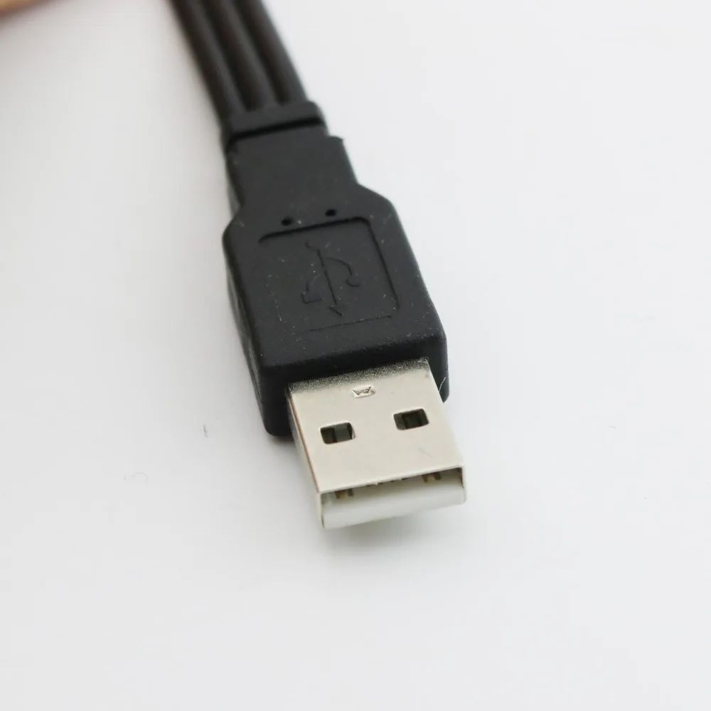 1 sztuk USB męski na 3 RCA żeński przejściówka adapter konwerter audio wideo kabel av przewód zasilający USB na RCA kabel do hdtv