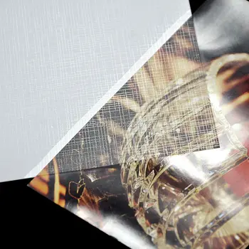 รูปแบบข้ามbeatifulที่มีคุณภาพสูงฟิล์มเคลือบเย็นA3 25แผ่น/แพ็ค