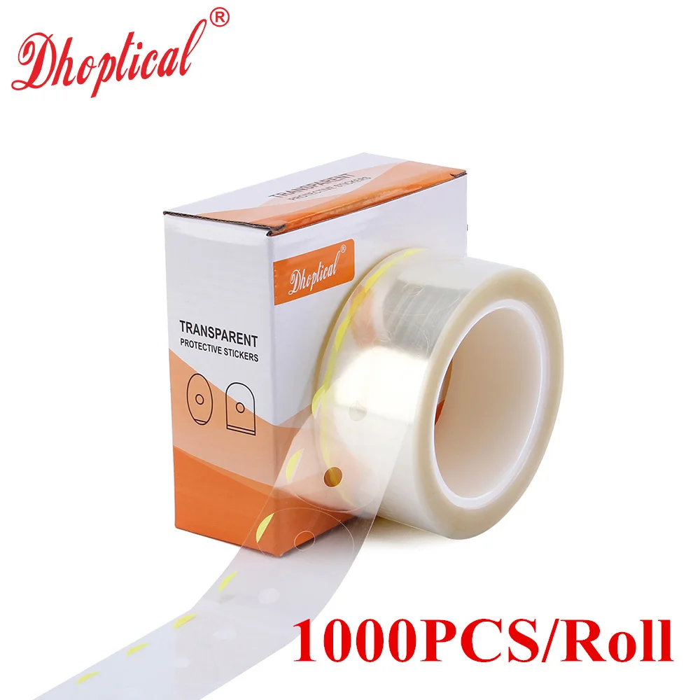 eyeglasses transparent paste adhisive tape 1000pcs/roll 2 diffrernt model glasses accessories low price