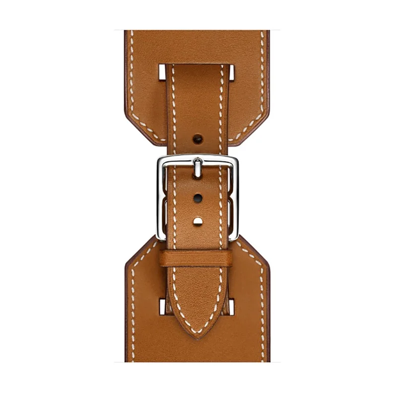 Hot Selling Wrist Watch Band Bracelet For Apple Watch Ultra 2 9 41 45mm 44 40mm Genuine Leather Loop Strap iWatch serie 8 6 Se 7