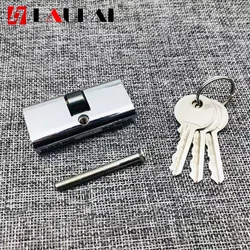 54mm Indoor Single Dial Door Lock Core OB Hole Glass Sliding Door Cylinder for Interior Doors