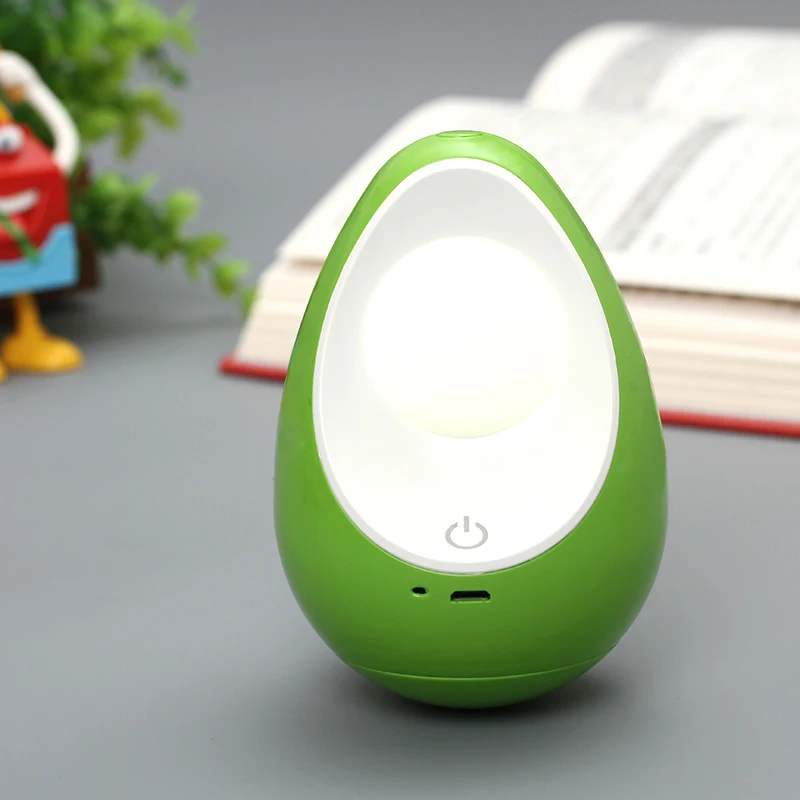 Battery LED Night Light 0.7W Baby Night Lamp Touch Sensor Smart Baby Bedroom Lamp Adjust Night lamp Roly-poly