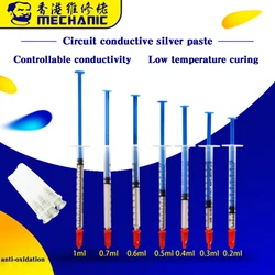 MECHANIC 0.2 /0.3/0.4/1ML Silver Conductive Adhesive Glue Wire Electrically Conduction Paste  for PCB Circuit Board Repair Tool