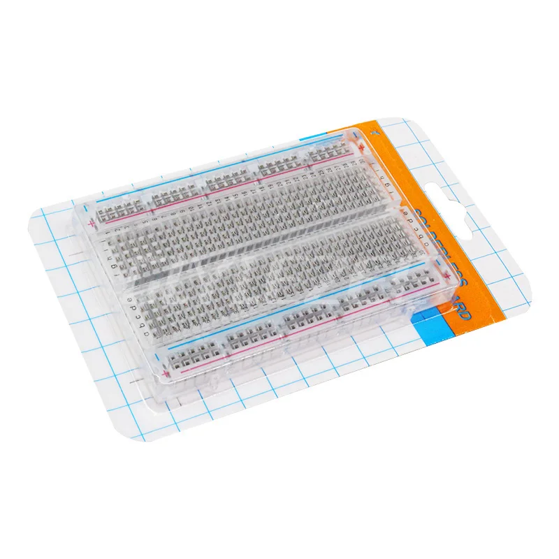 Glyduino Transparent 400 Point Solderless Bread Board Breadboard PCB Test Board ProtoBoard for Arduino DIY