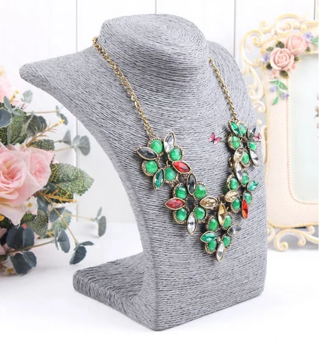 Free Shipping Top Level Necklace Bust Fashion Mannequin For Display Necklace n Jewelry Best Value