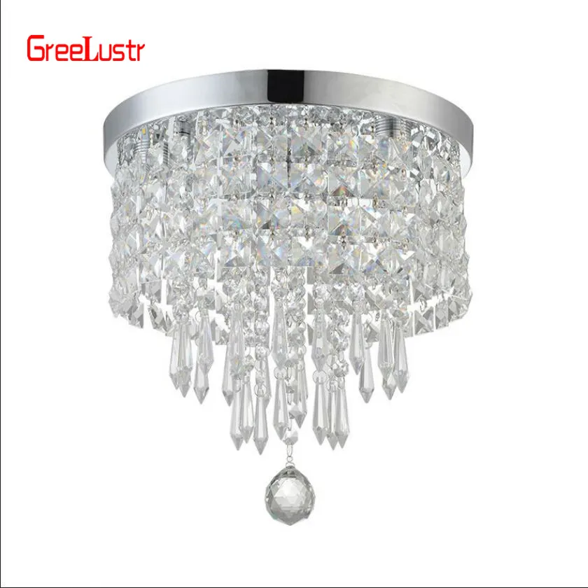 AC110V-240V Led Crystal Chandelier Ceiling Lamp Plafon Lustre For Entrance Kitchen lights Chandeliers Fixtures Home Decor