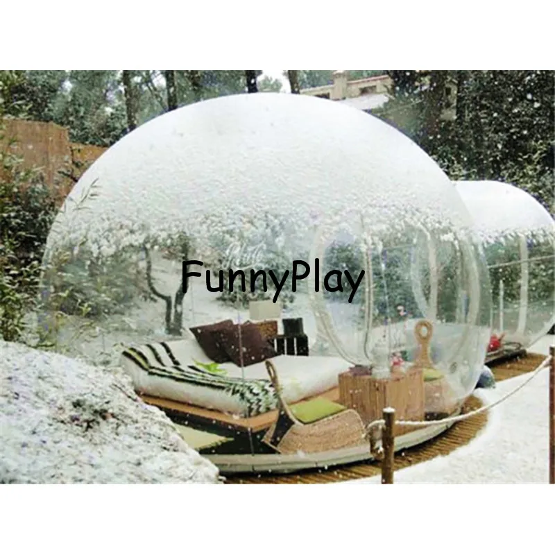 inflatable transparent tent,Hot sale inflatable bubble house,inflatable clear tents,inflatable bubble balloon tent for snow view