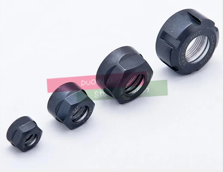 3pcs Quality ER8A/ER11A/ER16A/ER20A Nut for ER8/ER11/ER16/ER20 Collet Clamping, CNC Collet Chuck Nuts, Standard Quality Type A