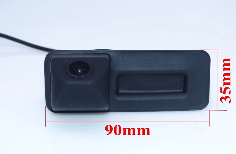 Plastic shell rainproof car rear reversing camera trunk handle camera for Skoda Roomster Fabia Octavia Yeti superb for Audi A1