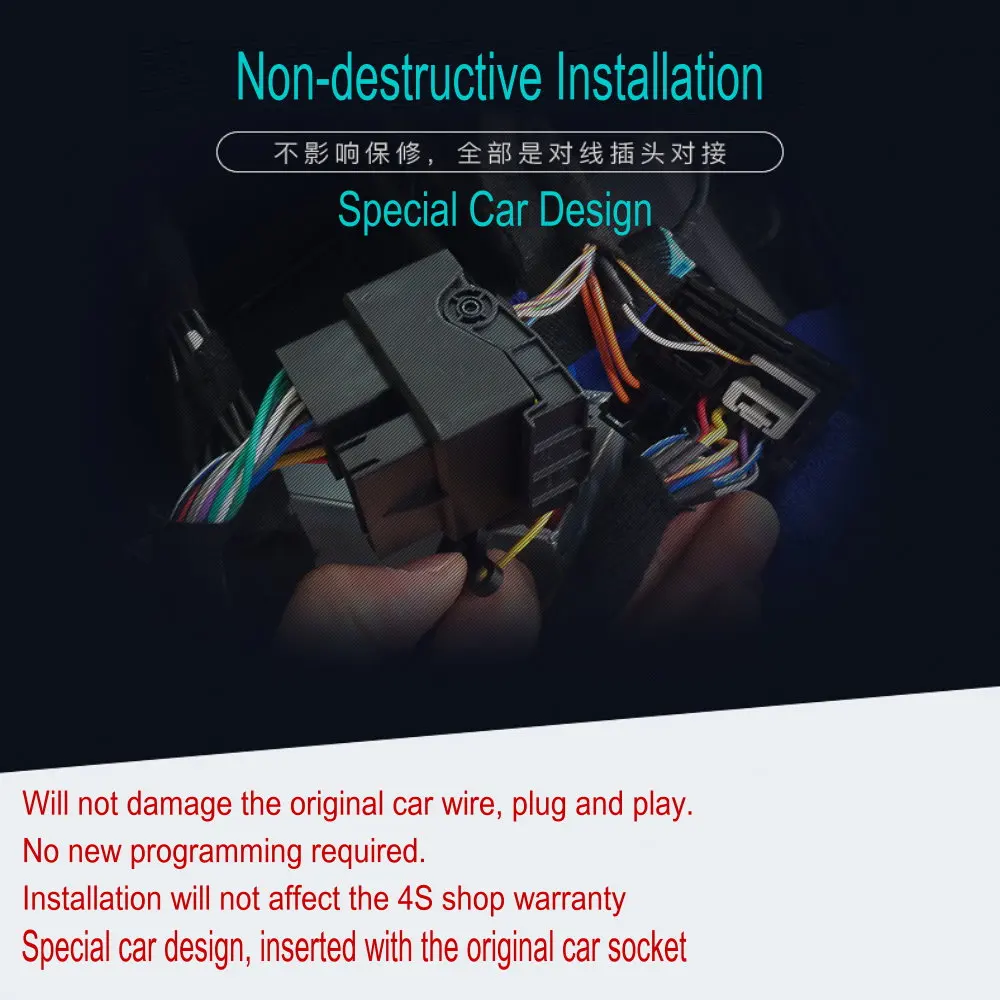 For Audi Q3 8U F3 2010-2021 Car Front Rear View Reversing Camera Original Screen Upgrade Interface Adapter Backup CAM Decoder