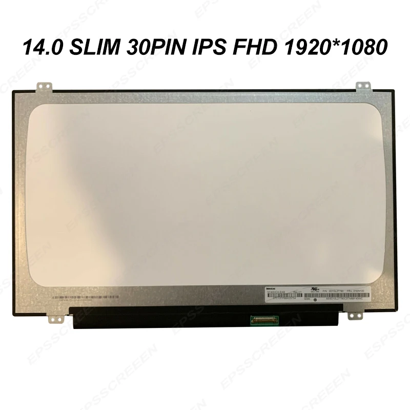 FHD IPS 1920*1080 30 PIN LED DISPLAY LP140WF6 SPB3/B6/B2  N140HCA-EAB N140HCE-EAA N140HCA-EAB EAC B140HAN02.1 LP140WF3 SPD1/F1