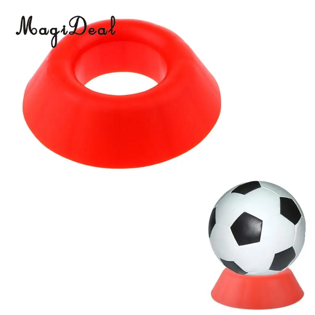 MagiDeal Langlebig Ball Stand-Basketball Fußball Fußball Rugby Ball Display Halter Rack für Box Fall-Leichte & Praktische