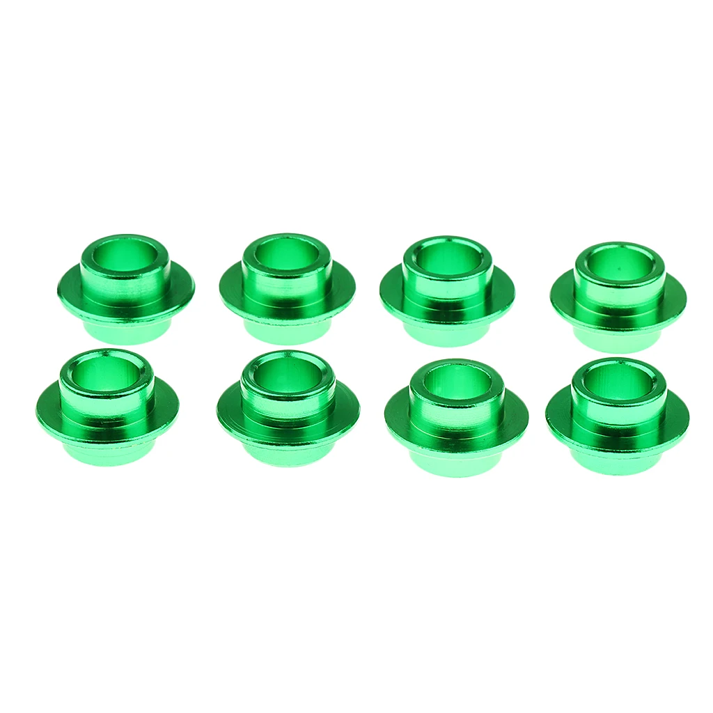 Pack of 8pcs Skateboard Scooter Roller Inline Skate Wheels Bearing Spacer - 4 Different Colors Accessories