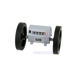 Z96-F Roller Wheel Mechanical Meter Counter Fabric Length Record Measure Counter Relay