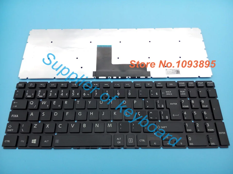 

NEW For Toshiba Satellite L50-B-12G L50-B L50D-B L50T-B L55-B L55D-B L55DT-B L55T-B Laptop Brazilian Portuguese Keyboard