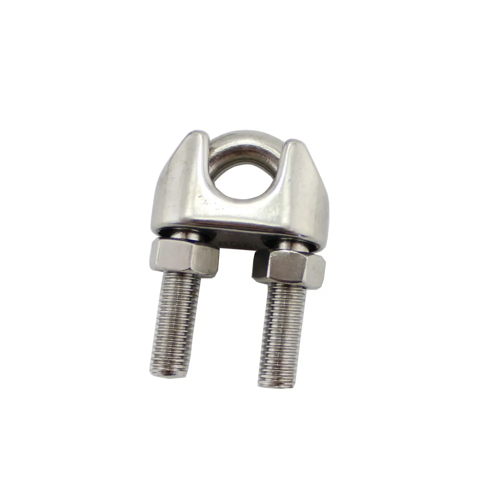 Corda del filo di Clip In Acciaio Inox 304 Wire Rope Grip Cavo Morsetti Pinza 2mm/3mm/5mm /8 millimetri