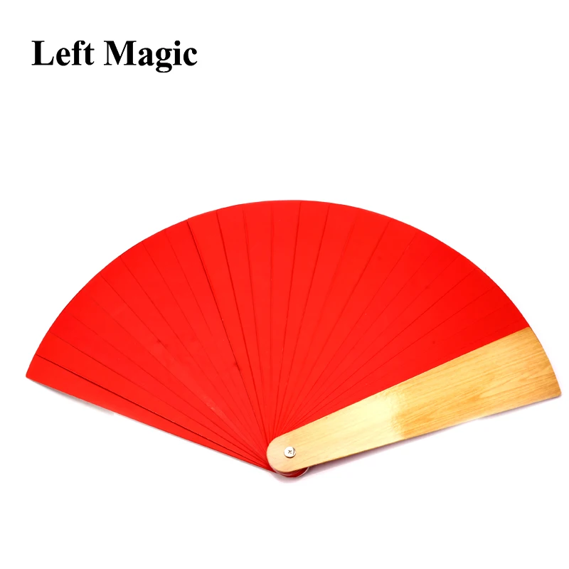 Four Color Magic Fan Color Changing Fan Magic Tricks Magician Stage Gimmick Props Comedy Close Up Illusion