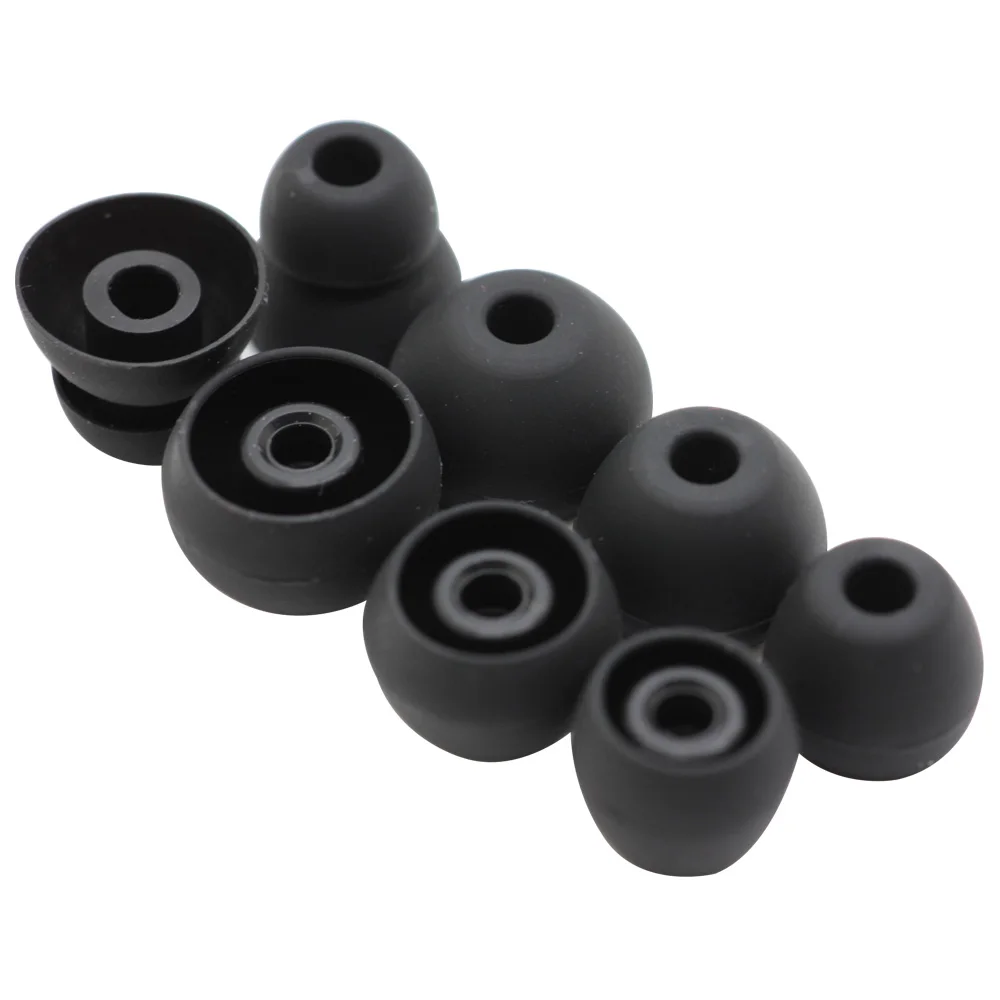 POYATU استبدال الأذن نصائح سيليكون ل يوربيتس 2.0 يدق Tour2 جولة 2.5 سماعة داخل الأذن الأذن نصائح الأذن سماعات الأذن الأسود