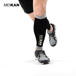 MEIKAN Functional Calf Compression Sleeves Leg Warmers Cycling Running Warmers Sports Safety Gear for Marathon Cross-Country