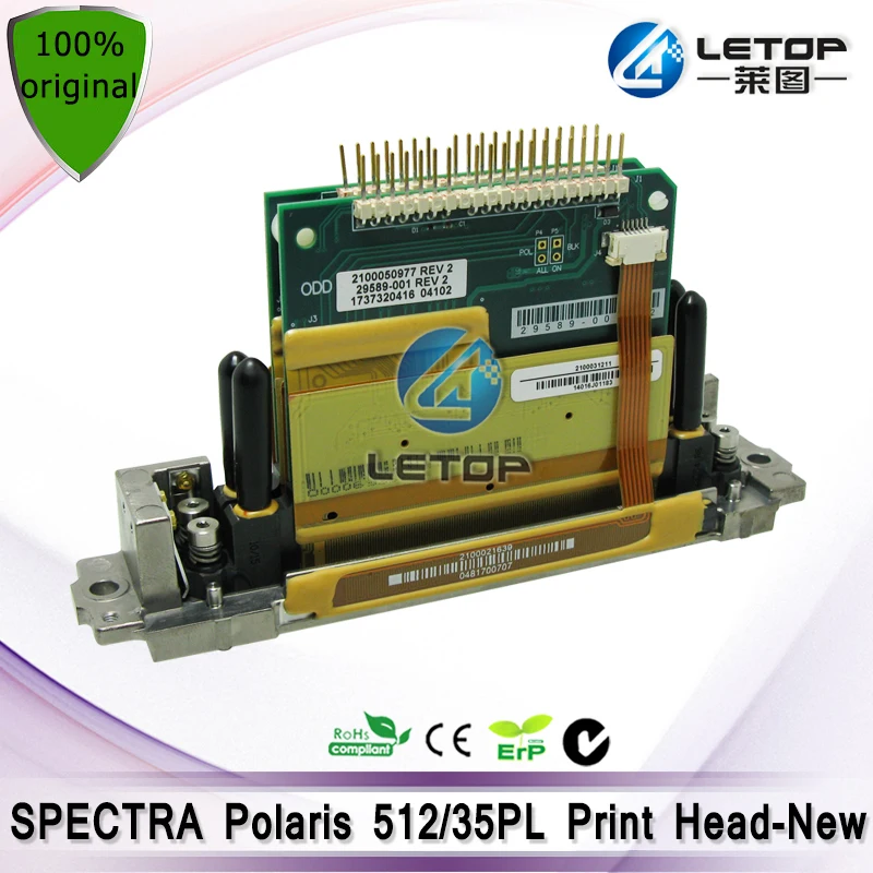 Cabeça de Impressão Polaris High Performance Inkjet 100 Original e Novo pq 512 15pl 35pl
