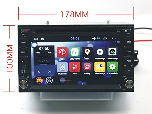 Univesal Car Radio Android CD Player GPS Navigation 178mm*100mm For Nissan Auto Stereo supports Mirror Link Muiltimedia Headunit