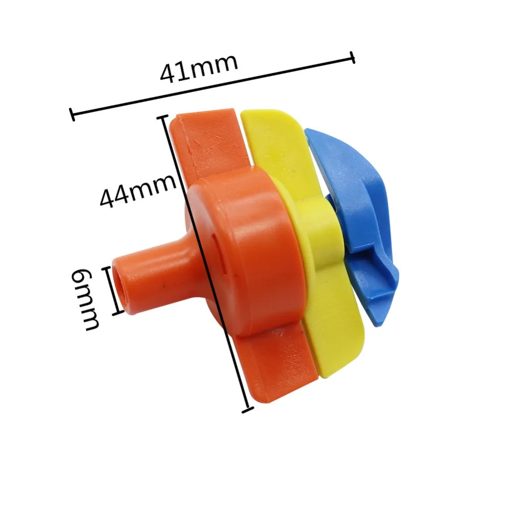 6mm obrotowy dysza do mgiełki cieplarnianych nawilżania rozpylacz atomizer ogród rolnictwo armatura do nawadniania zraszacz wody 20 sztuk