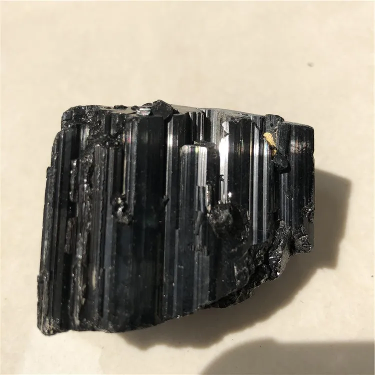top quality large black tourmaline big size natural stones and minerals rough black tourmaline specimen around 100g image 3