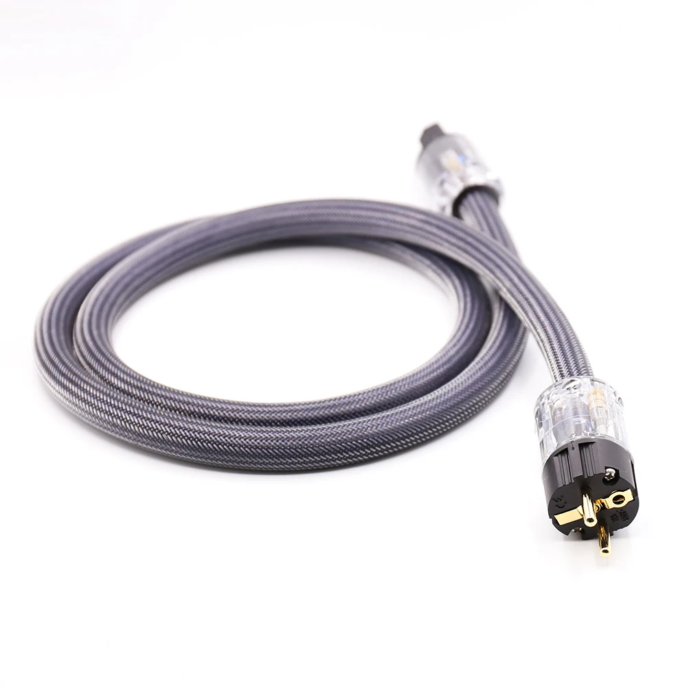 Hi-End 400 Handtekening Hifi Audio Us/Eu Netsnoer Zuiver Koper Stroomkabel Met P-029/P-029E power Plug Connector