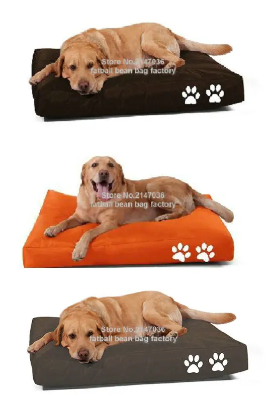 Fashion Cheap Custom Cute Bean Bag Dog Beds with two paws print