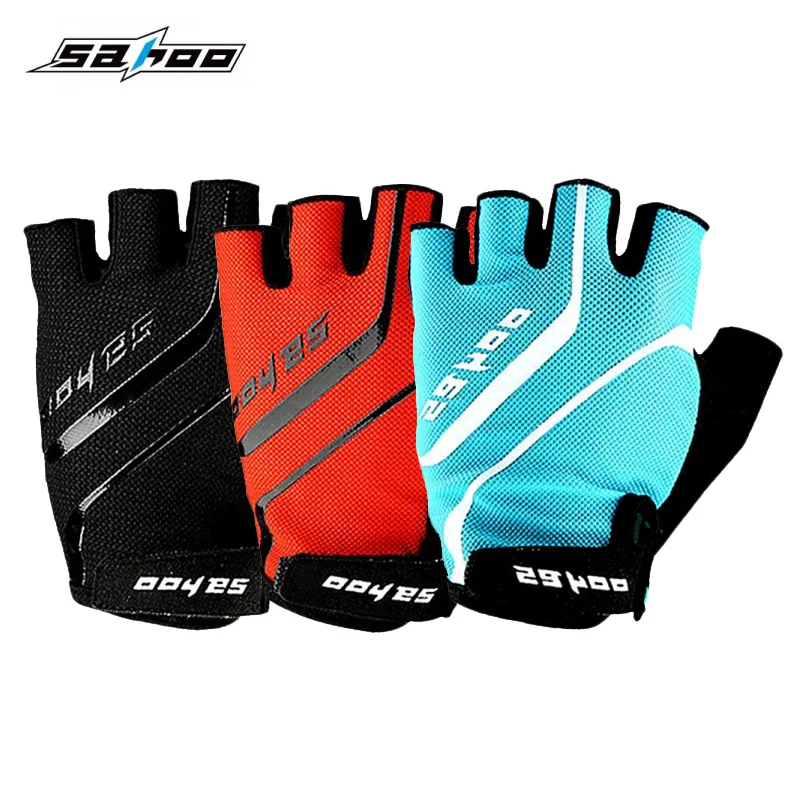 SAHOO summer sport mtb cycling gloves half finger Glove Outdoor Bicycle Breathable Glove silicone gel palm pad Riding equipmen