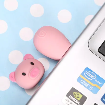 High Speed PenDrive Cartoon Cute Pig Usb Flash Drive Pen Drive 4G/8G/16G/32G/64GB U Disk Animal Memory Stick Real Capacity Gift