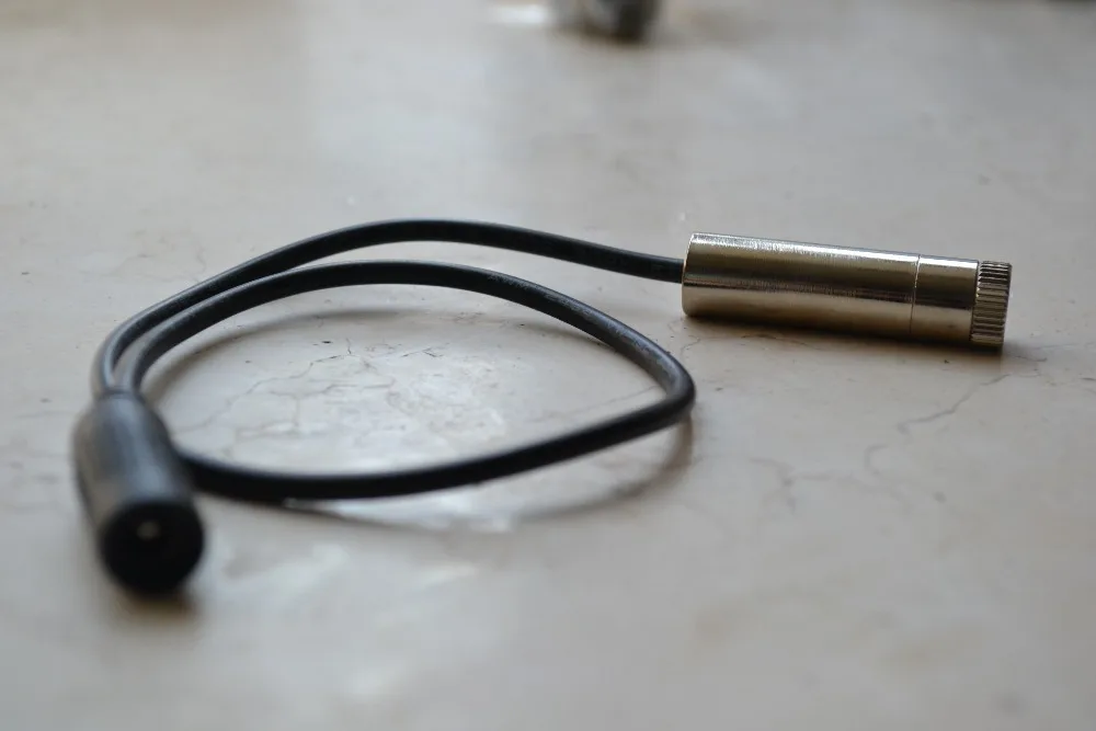 Violet/Blue Focusable 50mw 405nm Laser Cross  Module w/EU standard AC Adapter