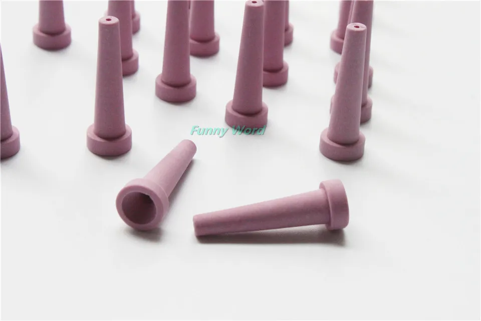 New 6pcs  Ceramic Sandblasting Machine Blaster Pressure Tip Nozzle Dental Lab