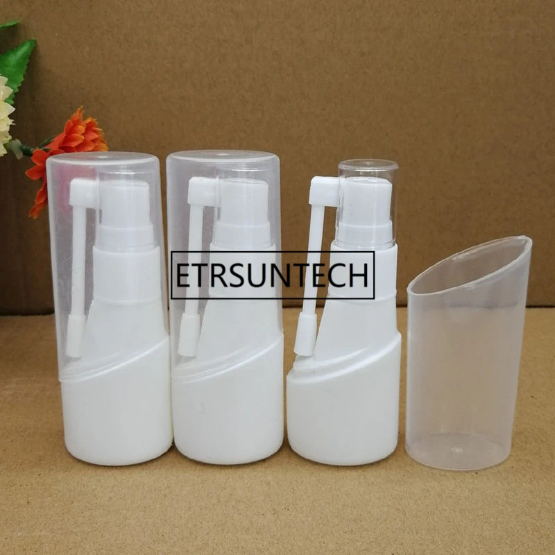 

25ml Plastic Nasal Spray Bottles Pump Sprayer Mist Nose Spray Refillable Bottle For Medical Packaging F1231