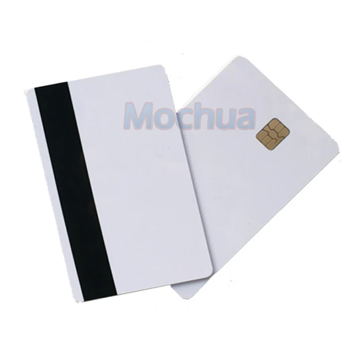 

Contact SLE4442 Chip ISO7816 PVC Smart IC Card with 2750oE Hi Co Mag-stripe -10pcs