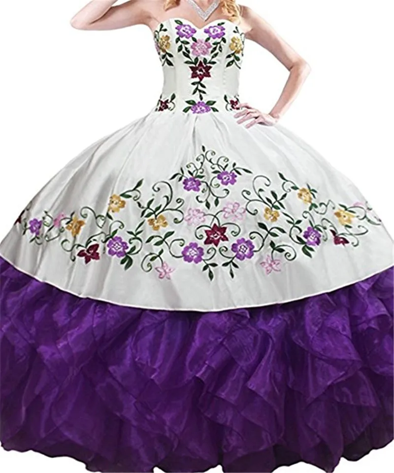 Gardlilac-Vestidos De quinceañera con bordado azul y Roayl, ropa De baile De 15 años, dulce, 16, 2021