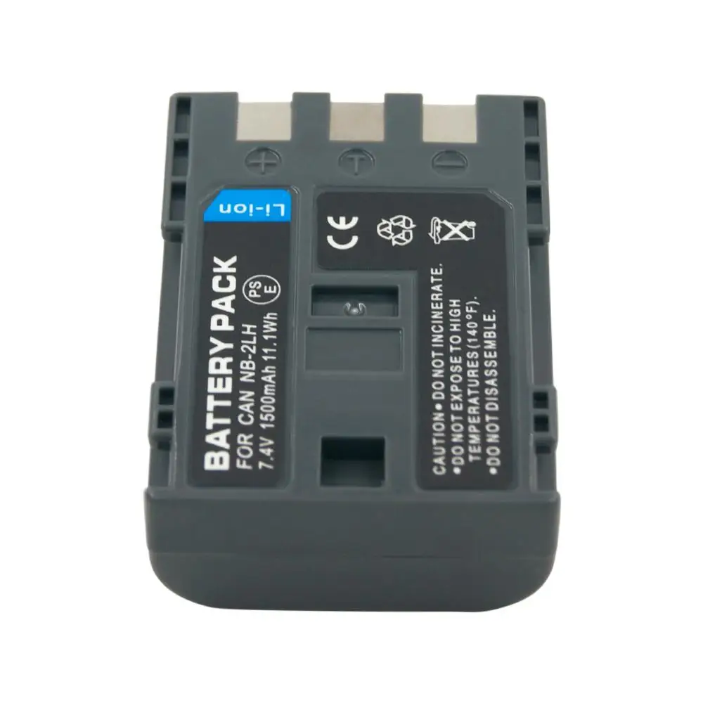 NB-2L NB2L NB-2LH NB2LH 7.4V 1.5Ah Li-ion Rechargeable Camera Battery for Canon Camera Powershot g9 s70 EOS 350D 400D Rebel xti
