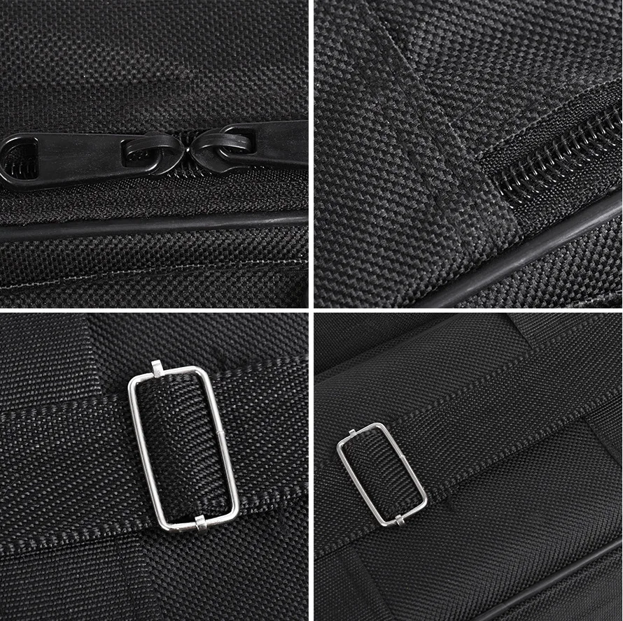 Doppelschichtige Oxford-Stoff-Angeltasche 50cm 80cm 70cm Eisangelruten-Schutztasche mit Seitenreißverschluss Zubehörbox Ausrüstung – Detail 10