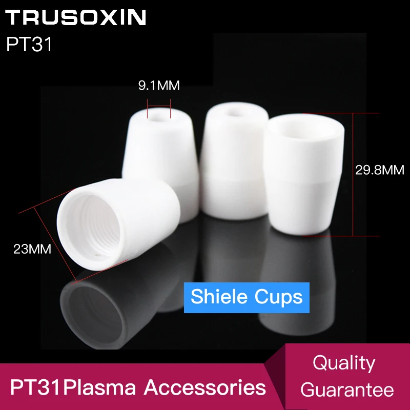 20 Pcs PT31ไฟฉายตัด SHIELD ถ้วยสำหรับ CUT40 CUT30 CUT50 CT520อินเวอร์เตอร์เครื่องตัดพลาสม่า