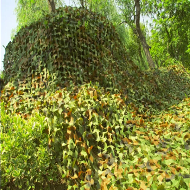 

3X7M 2 Layer Camouflage Net Military Outdoor Camping Hunting Camo Netting Garden Wedding Party Decoration Balcony Shelter Net